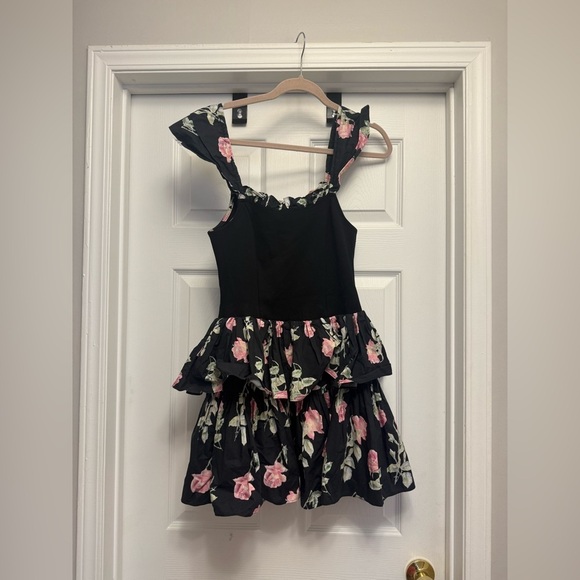 Loveshackfancy Sanam Dress in Painted Mime size 2 in Black Flora $395 - Picture 7 of 7